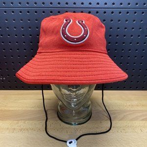 New Era Indianapolis Colts Pro Bowl NFL Bucket Red Training Hat Size M/L